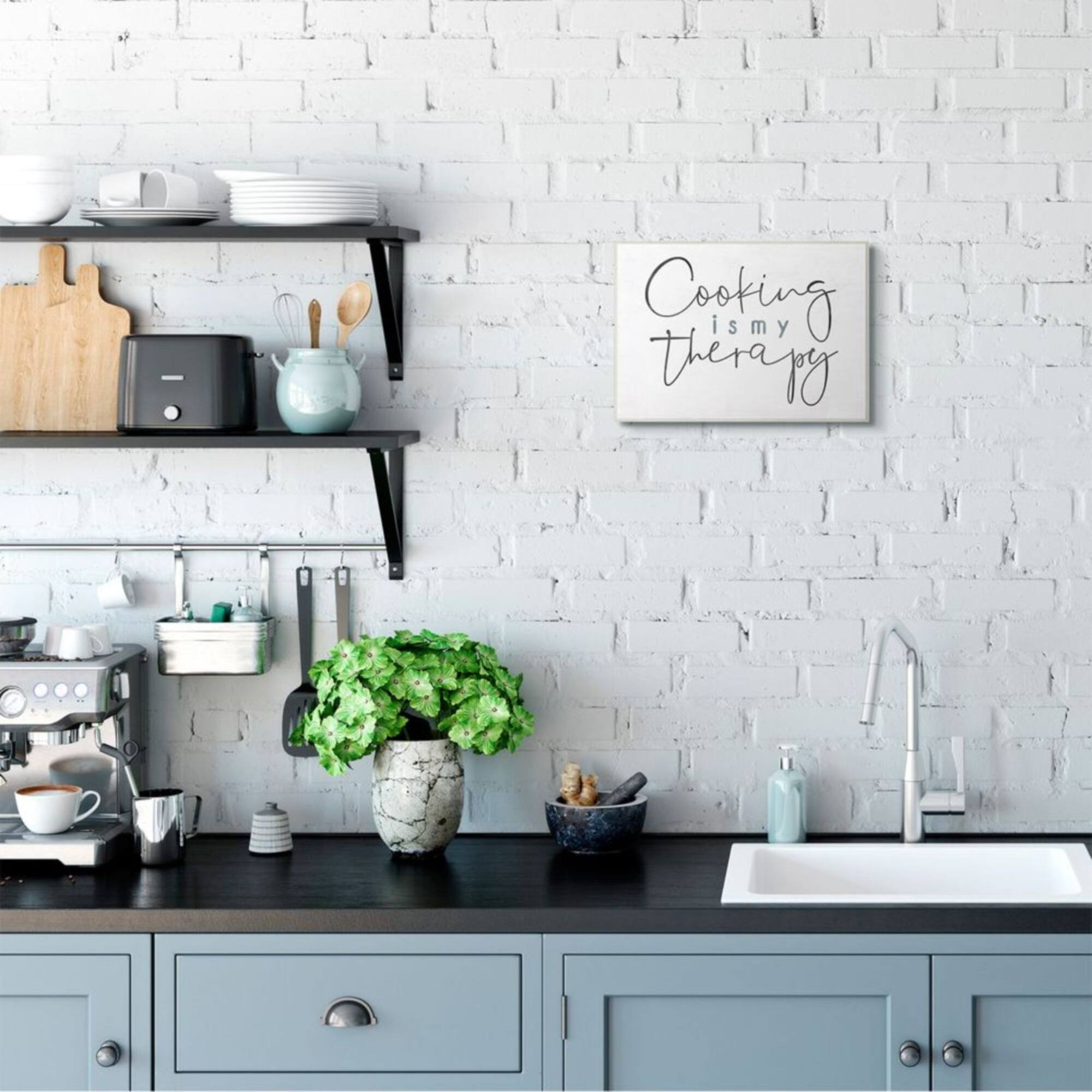 Stupell Industries Cooking Is My Therapy Wall Art